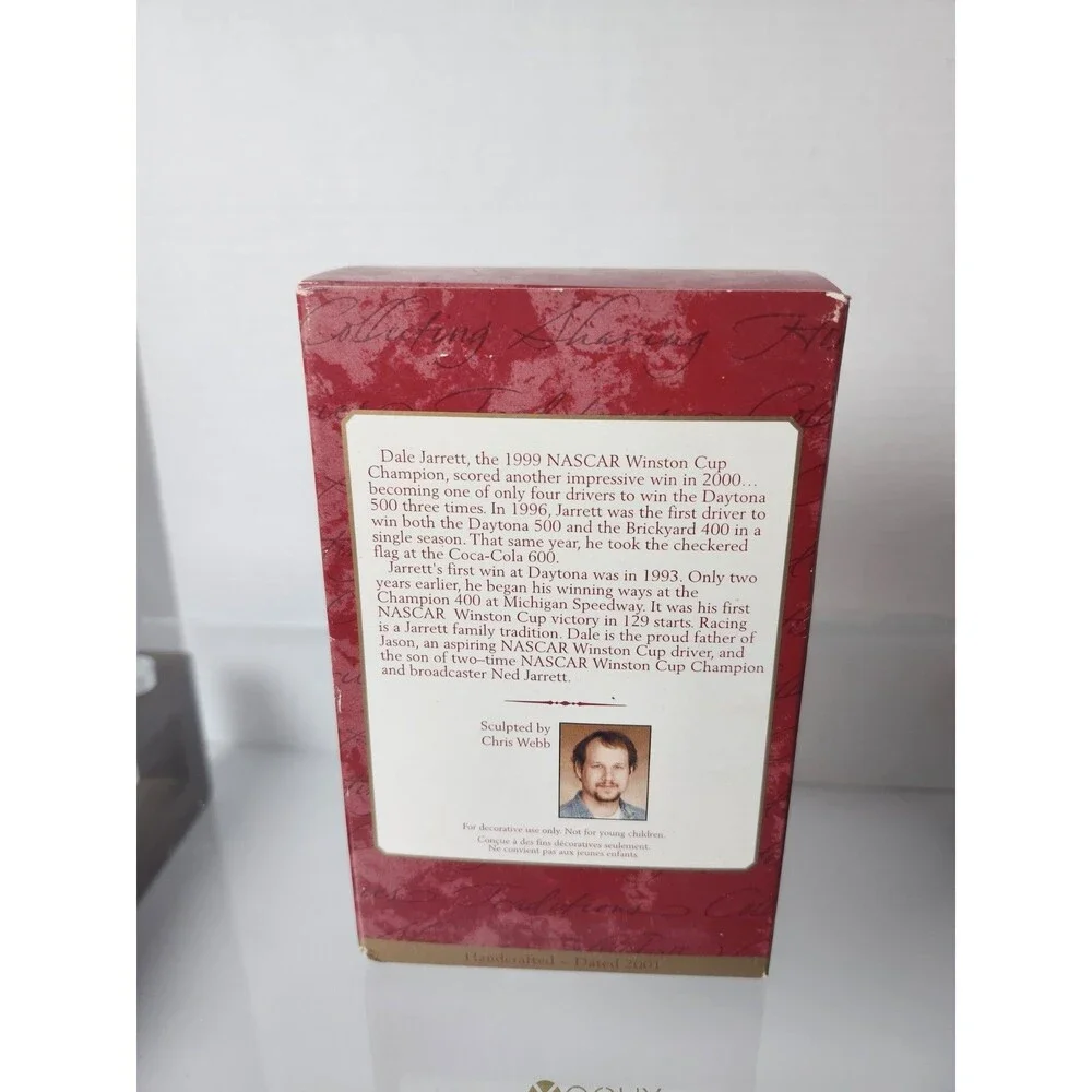 2001 Hallmark Keepsake Christmas Ornament Nascar Dale Jarrett 88 UPS